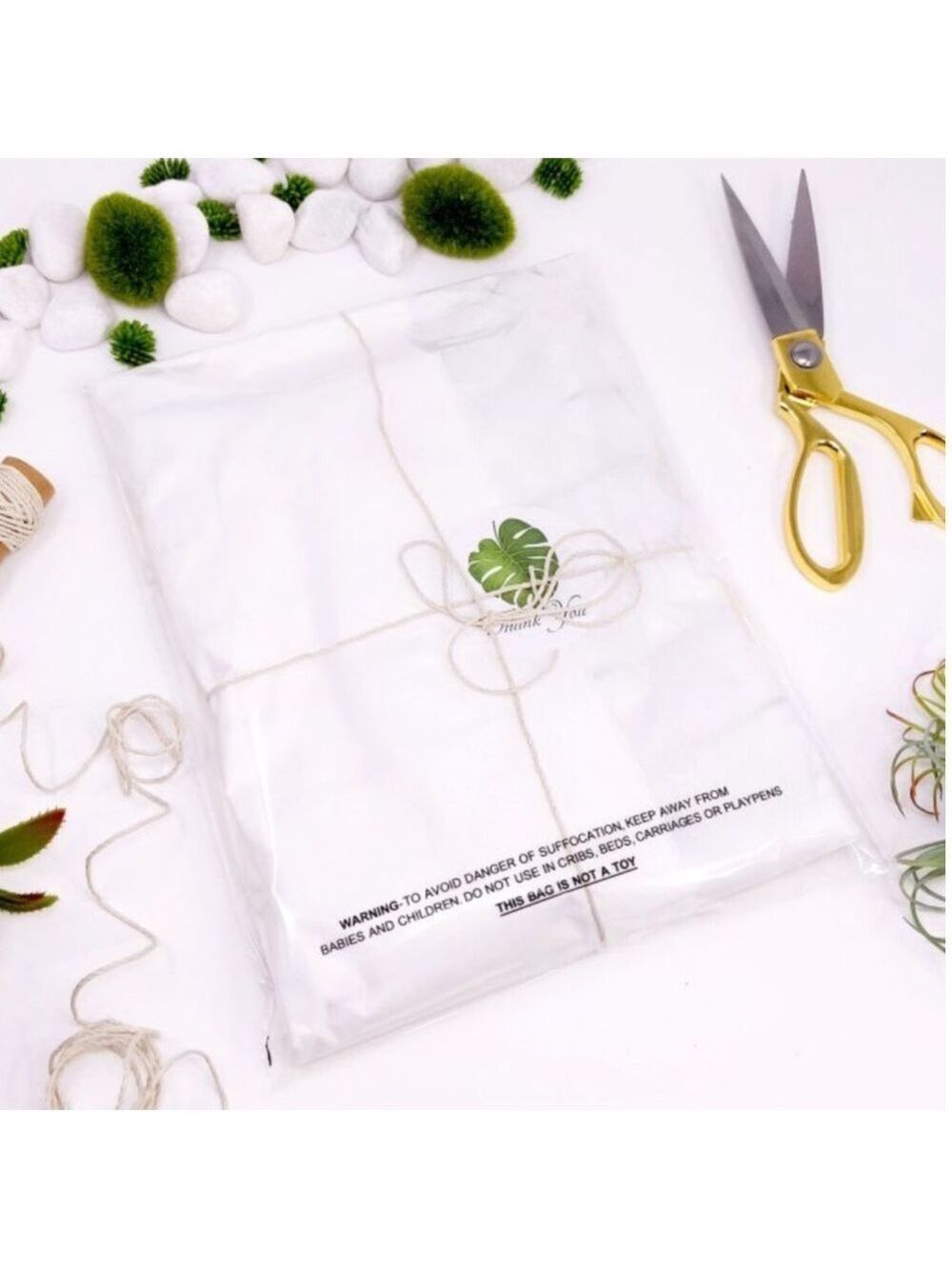 100 6X9 Clear Suffocation Warning Bags Home Office - Picture 1 of 2